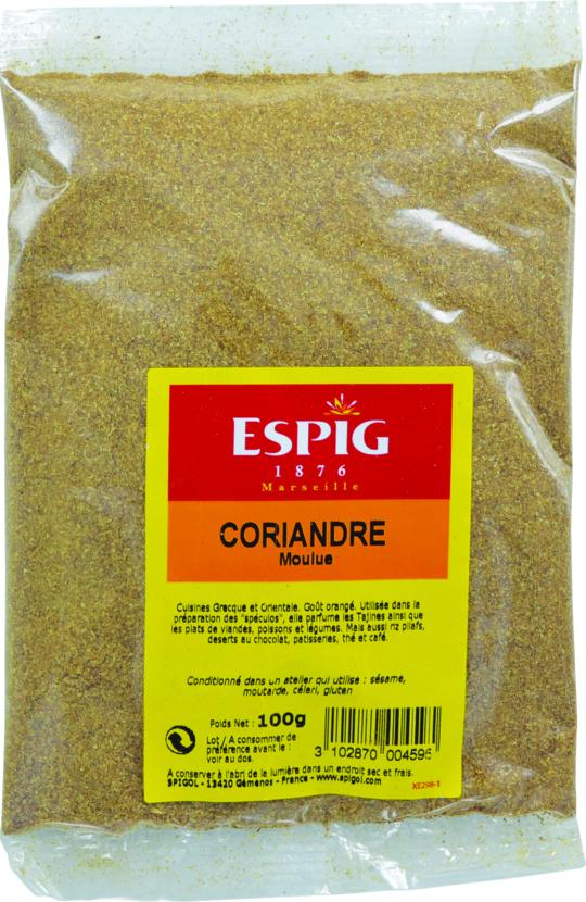 Coriandre moulue ESPIG sachet 100gr