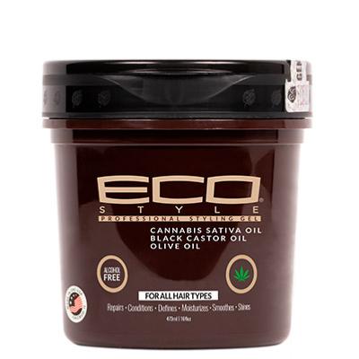 GEL ECOSTYLER HUILE DE CHANVRE RICIN & OLIVE 473ml