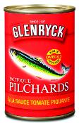 Pilchards à la sauce tomate piquante GLENRICK 400gr