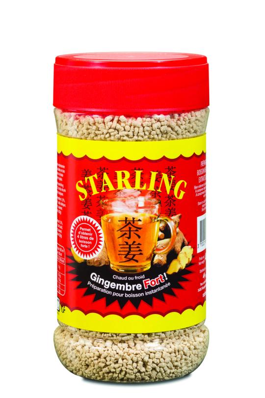 Boisson instantanée au thé saveur gingembre Fort STARLING 400gr