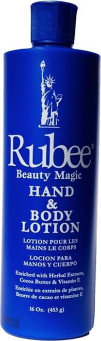 RUBEE HAND & BODY LOTION 16 OZ
