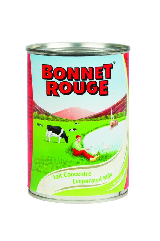 Lait concentré non sucré BONNET ROUGE 410gr
