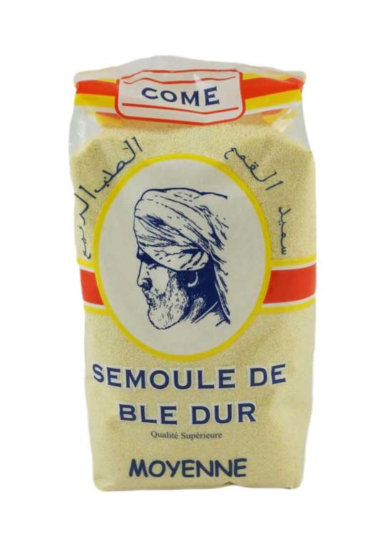 Semoule de blé moyenne COME 1kg