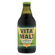 Soda au malt sans alcool VITAMALT gingembre 33cl