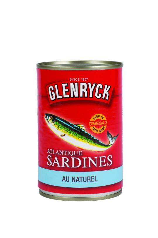 Pilchards au natruel GLENRICK 400gr