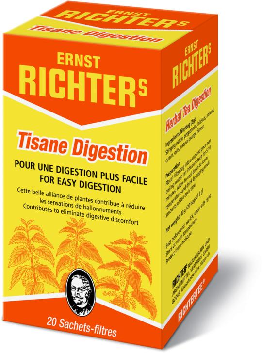 Tisane à la Rhubarbe RICHTER boite de 20 sachets de 40gr