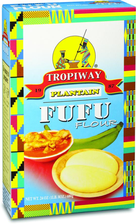 Farine de banane plantain (foufou plantain) TROPIWAY 681gr