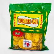 Chips de banane plantain salées NUMBER ONE 85gr