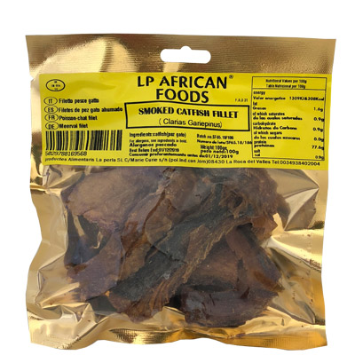 Filet de poisson chat fumée seché LP FOODS 100gr