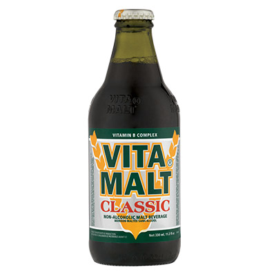 Soda au malt sans alcool VITAMALT classic 33cl