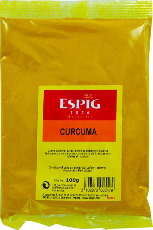 Curcuma en poudre ESPIG sachet 100gr