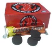 Charbon pour chicha GOLDEN RIVER sachet de 10 galets