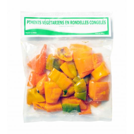Piment végétarien tranché sachet 200gr