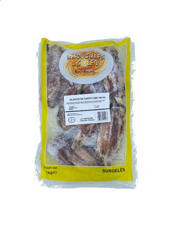 Ailerons de dinde fume Hallal 1kg