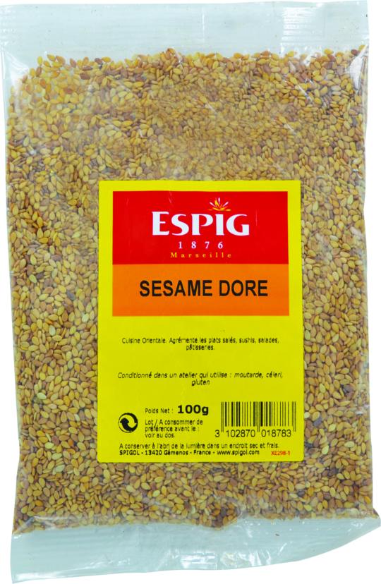 Sésame doré entier ESPIG sachet 100gr