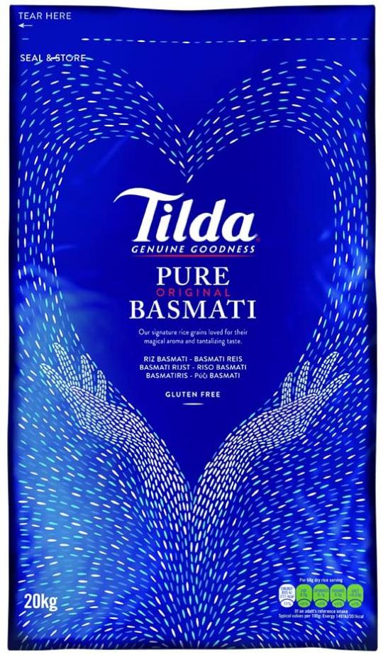 Riz basmati TILDA 20kg