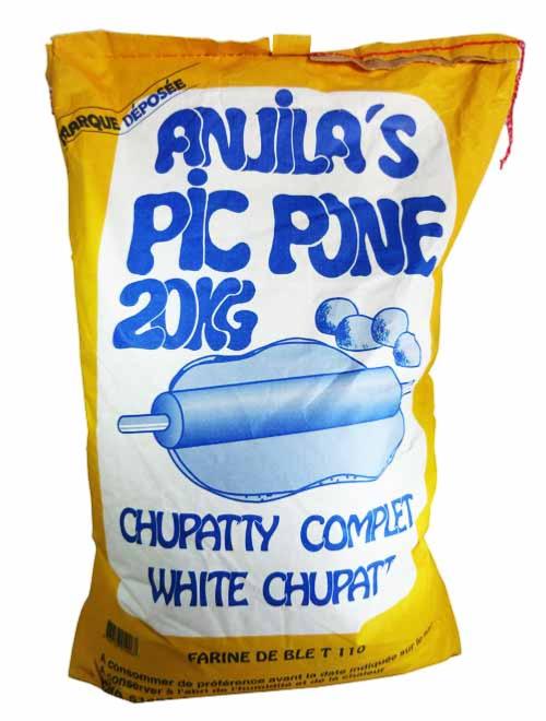 Farine de blé blanche type 110 ATTA 20kg
