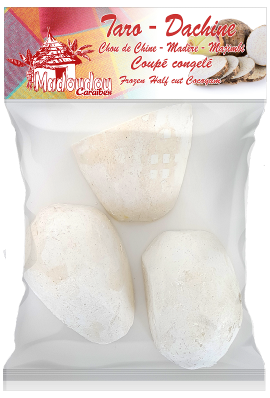 Taro pelé et coupé sachet sous vide 1kg