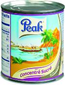 Lait concentré sucré PEAK 397ml