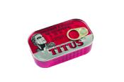 Sardines à l'huile végétale TITUS lot de 3 boites 125gr
